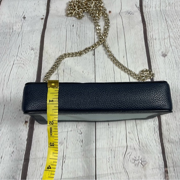 Kate Spade Margaux Double Zip Mini Crossbody Blue/Dark Blue - Picture 6 of 11